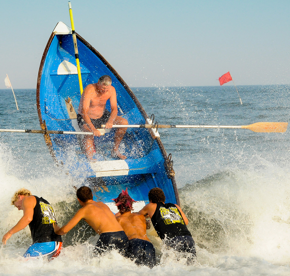 Lifeguard rowing