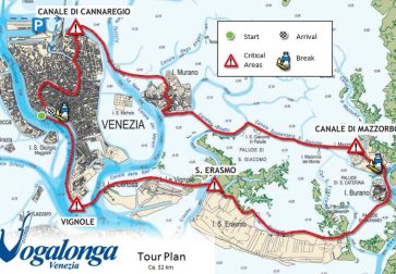 Rudern an der Vogalonga 2024 mit dem Coastal Boot