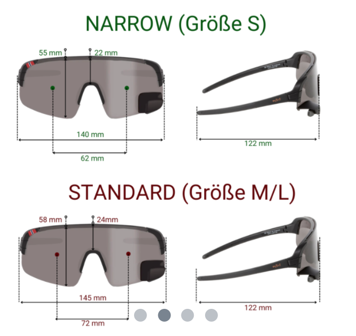 TriEye Rowing Sunglasses with integrated rear view mirror