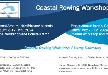 Coastal Rowing Workshop für Fortgeschrittene, Amrum, Save the Date